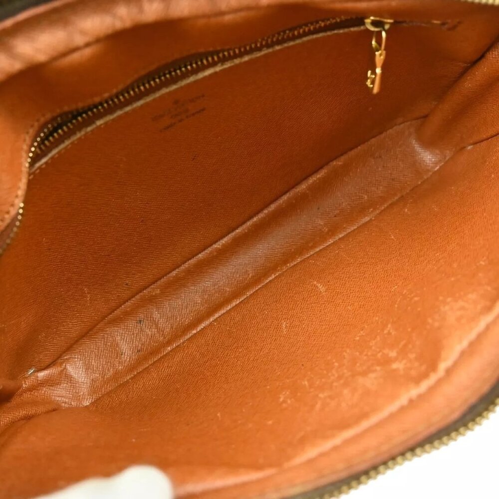 410281BT (L4) Louis Vuitton Clutch Bag Dragonne GM Brown Monogram - Picture 6 of 11